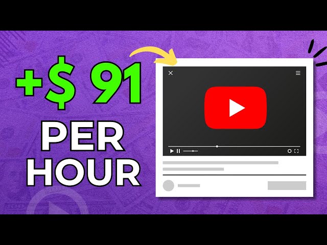 How to Earn $91 Per HOUR By Just Watching Videos | How to Make Money Online
