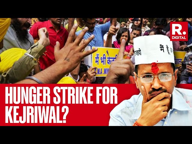 AAP Leaders Of Punjab Carry Out Hunger Strike In Nawanshahr Against Arvind Kejriwal’s Arrest