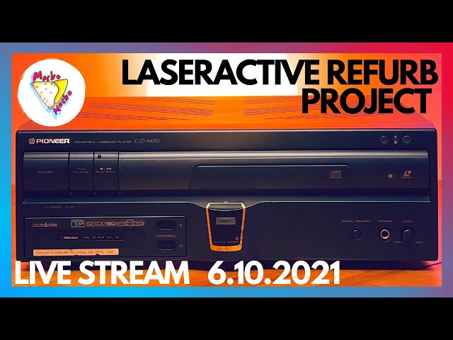 The LaserActive Refurb - Part 4 - Recapping!: 6.10.2021 Live Stream | MACHO NACHO PRODUCTIONS