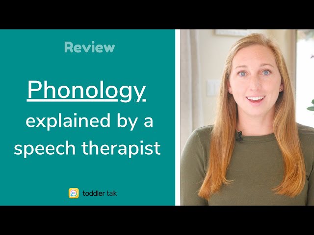 Phonology in 90 Seconds [The key things to know about your toddler's phonological processes]