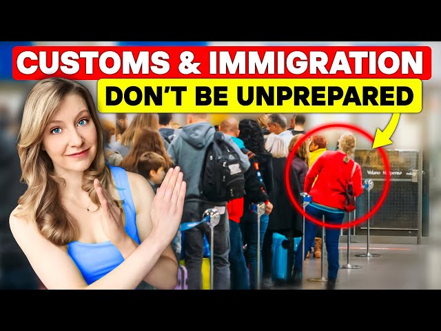 10 Customs & Immigration Questions at the Airport (You Might Be Randomly Selected!)