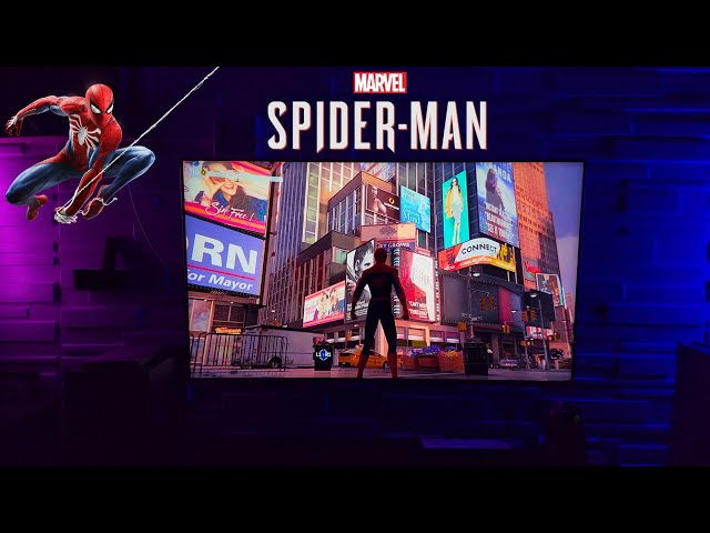 TV Samsung 4K Neo QLED 144Hz + Spider-man (PS5) - Teste de Imagem + Performance