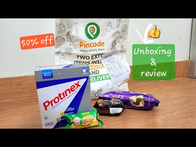 pincode grocery app review 50% off