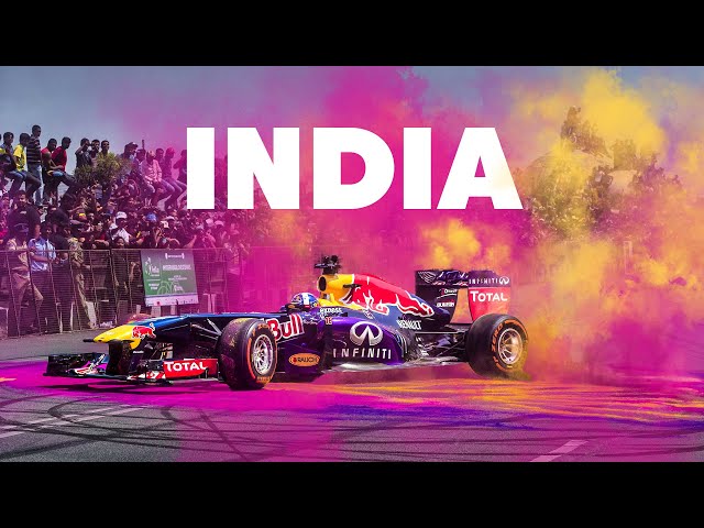 Stunt Riding & F1 Donuts In The Streets Of India w/ David Coulthard and Aras Gibieza