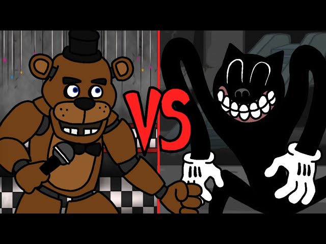 Cartoon Cat VS Freddy Fazbear (FlipaClip Animation)