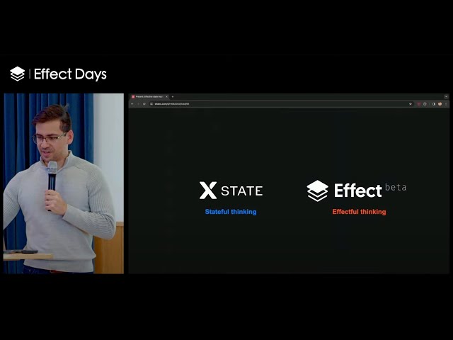 Effective state machines for complex logic by David Khourshid (Effect Days 2024)