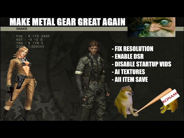 Fix Metal Gear Solid Master Collection (PC)