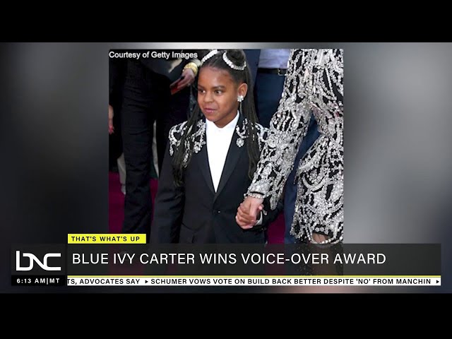 Blue Ivy Carter, 9, Snags Best Voiceover Award