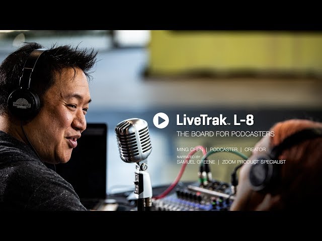 The Zoom LiveTrak L-8 : The Board For Podcasters