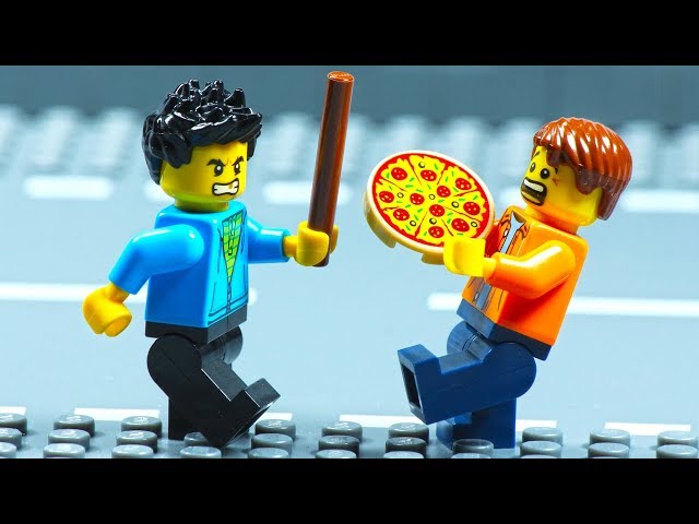 Lego City Motorcycle Pizza Delivery Fail