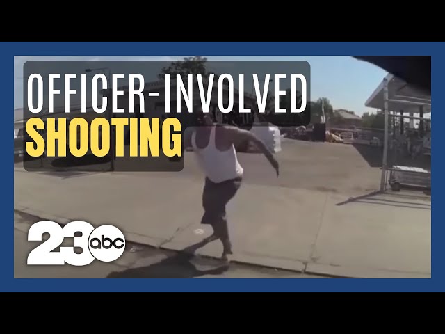 Bakersfield police body cam footage shows shooting