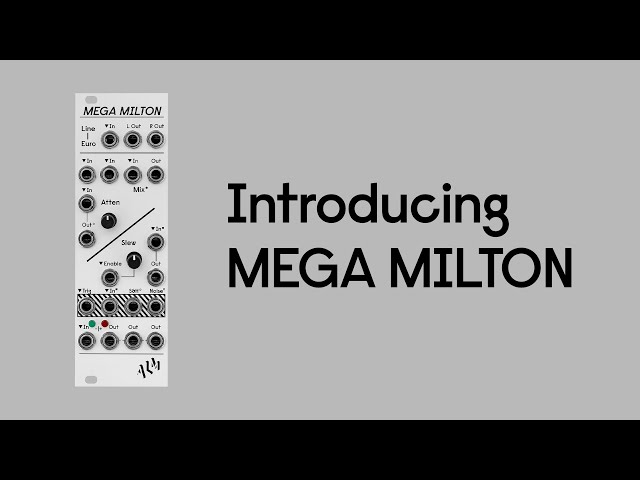 Introducing MEGA MILTON - Compact Utilities