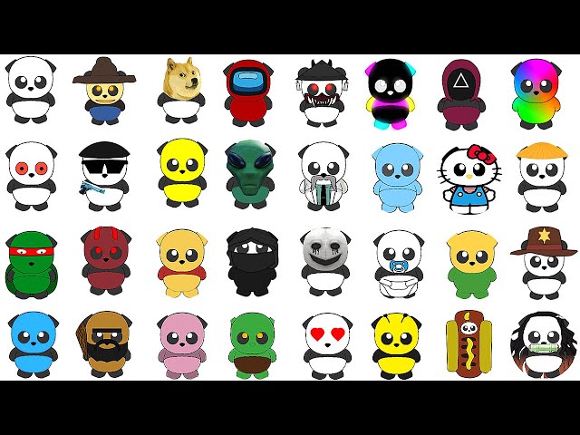 FIND the PANDAS *How To Get ALL 150 Pandas and Badges* Roblox