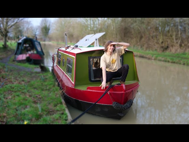 Recording A Soundtrack In My Narrow Boat Studio - Home Studio Song Writing With Guitar & Banjo