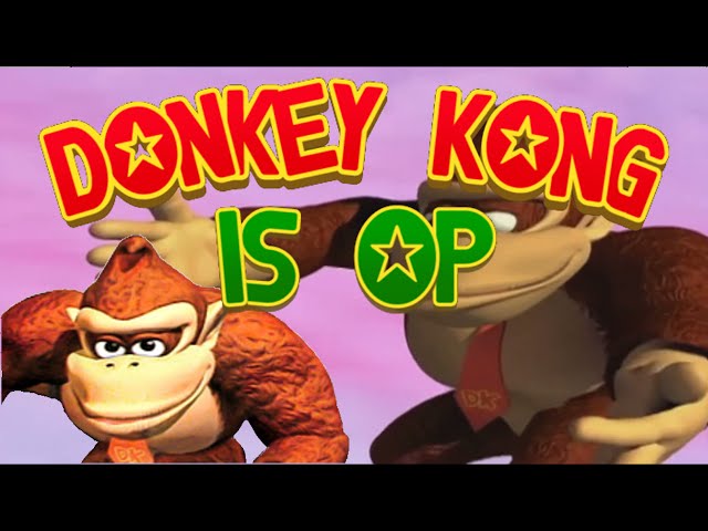 Donkey Kong is OP - Smash Bros. Wii U Montage