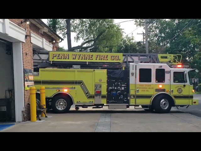 Penn Wynne Fire Co L 21 and E 21 responding to a carbon monoxide alarm/w no symptoms 5-23-24