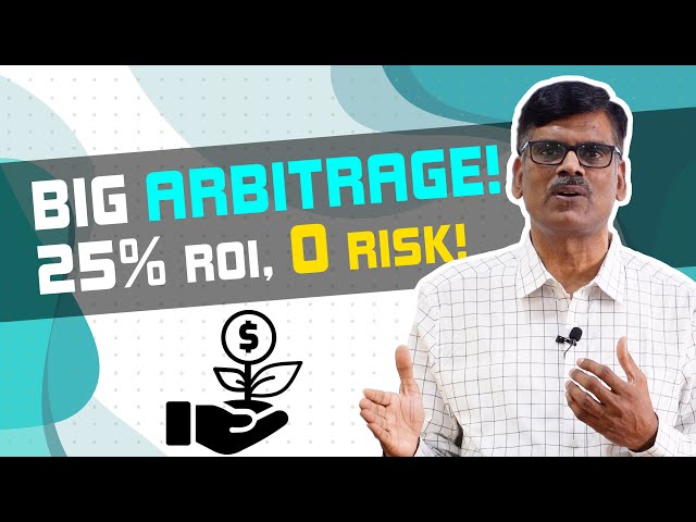 Best ARBITRAGE Trade - 25% ROI with 0 RISK!