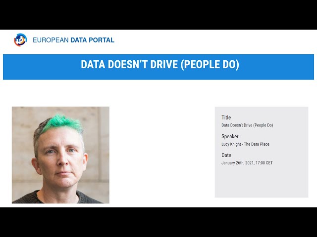Data Doesn't Drive, People Do