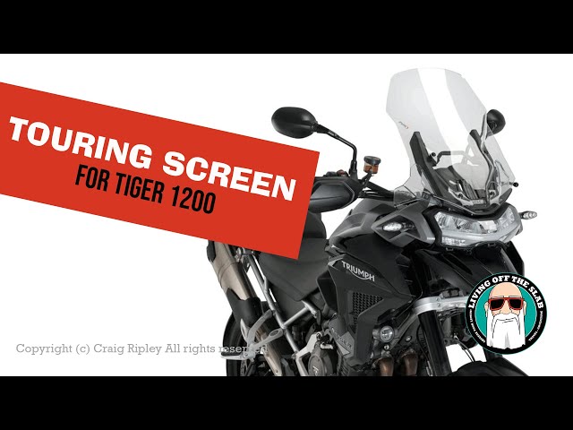 Puig Touring Windscreen for the Triumph Tiger 1200