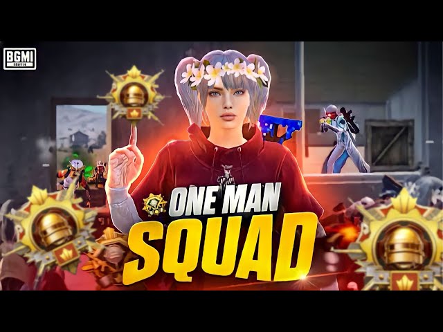 ONE MAN SQUAD🤯☸️ | 1v4 CLUTHES IN ACE LOBBY | BGMI