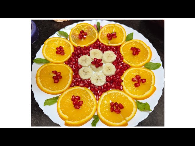 How to make a fruits plate | Fruits decoration plate