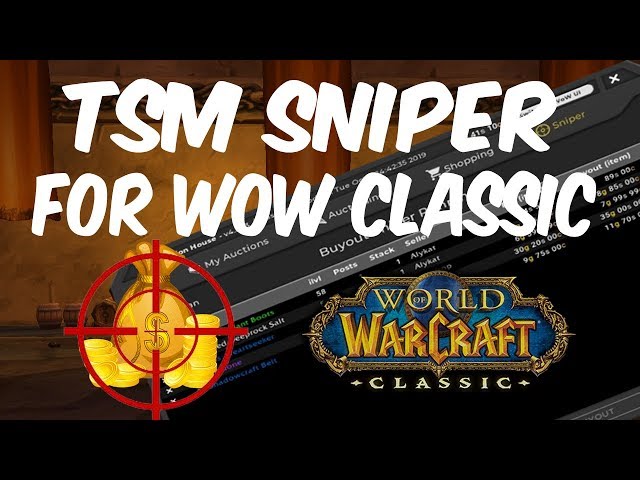 TSM 4 SNIPER for WoW CLASSIC! Setup & Sniping String
