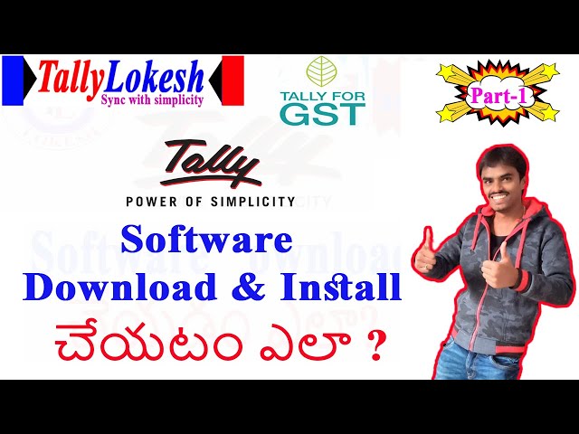Download & Install Tally with GST New Version in Telugu