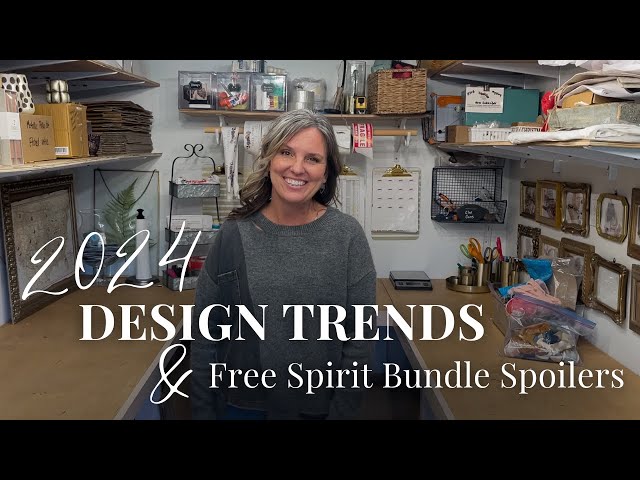 My 2024 New Year Resolutions || 2024 Design Trends & Free Spirit Bundle Spoilers