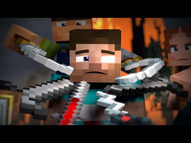 Steve becomes Herobrine - part 1 - Minecraft Animation