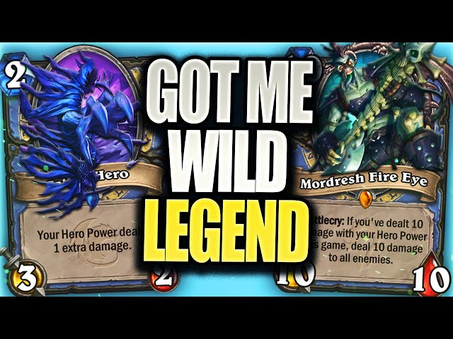 This GOT ME LEGEND with a 64% Winrate | Hero Power Mage | Forged in the Barrens | Wild Hearthstone