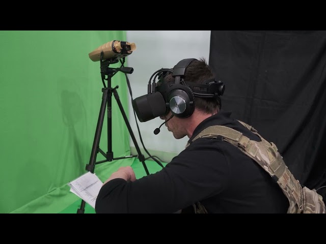 Simulated JTAC with F-18C close air support