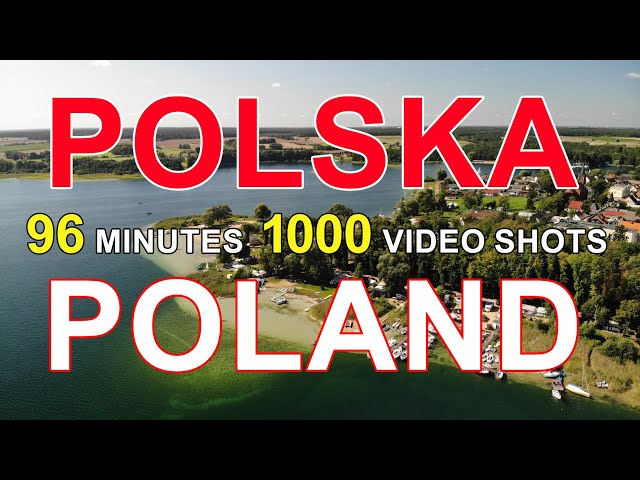 Polska 2024 | Najpiękniejsze miejsca | Film relaksacyjny 4K | Flying over Poland 4K | Relaxing Film