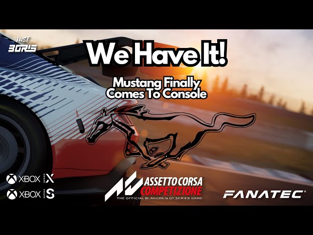 Assetto Corsa Competizione Mustang Hits Console, I Dont Like It!