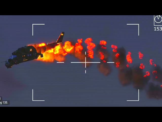 Massive Fire! Main Battle Tank In Actions • Helicopter Down • Destroy Targets