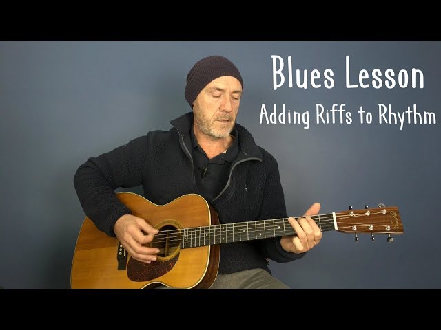 Blues guitar lesson: Playing rhythm & lead together - Guitar lesson by Joe Murphy