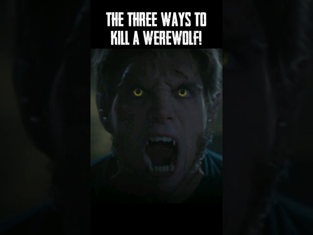 How to kill a Werewolf! #scaryfacts