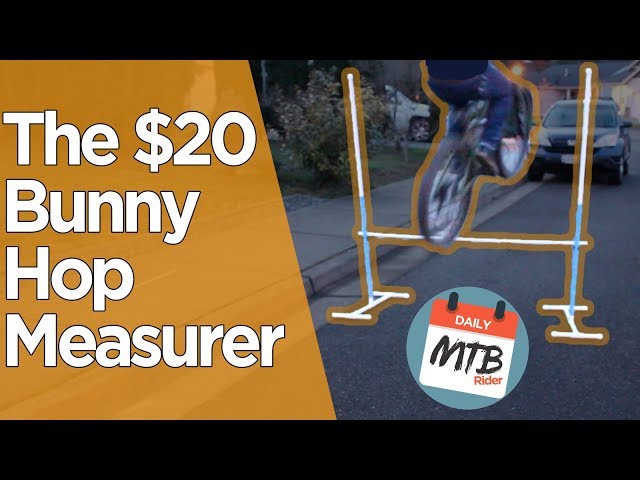 How To Measure Your Bunny Hop Height For Under $20!