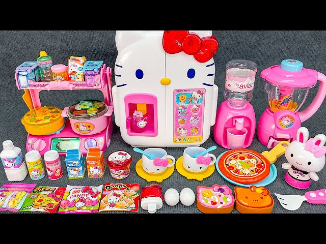 61 Minutes Satisfying with Unboxing Cute Pink Ice Cream, Hello Kitty Smart Refrigerator, Review Toys