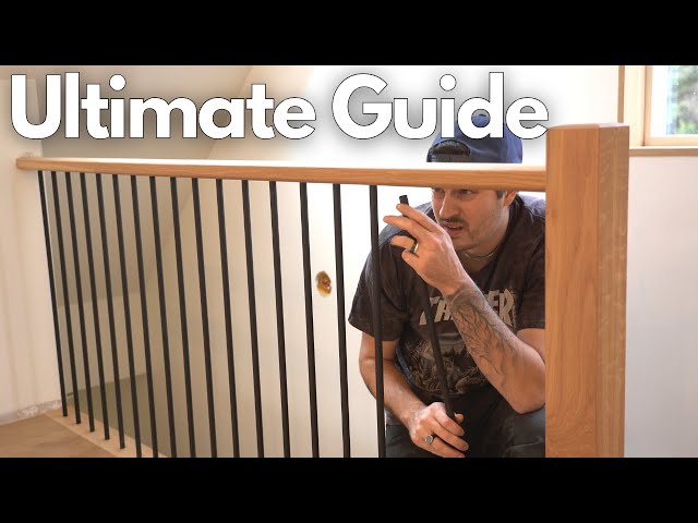 Building A Modern Handrail for Stairs