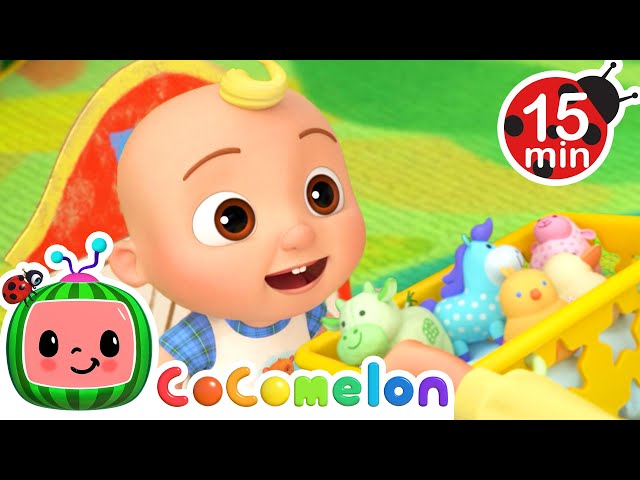 JJ Old MacDonald Toy Play! | Learn Animals For Toddlers | CoComelon Kids Songs & Nursery Rhymes