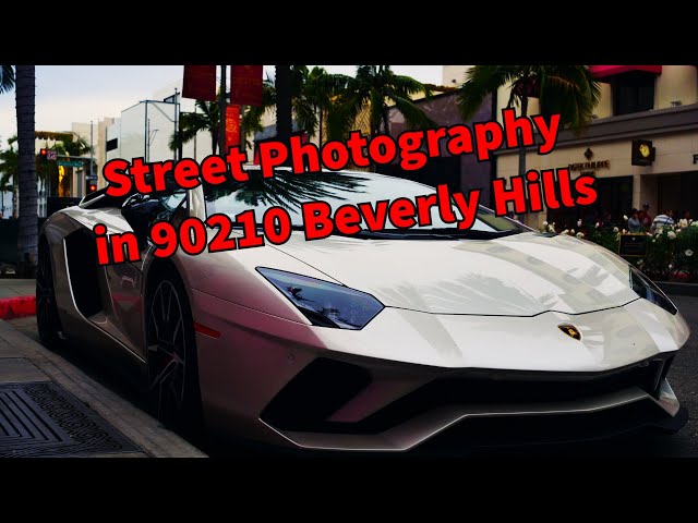 Car spotting in Beverly hills / Lamborghini + Mclearen