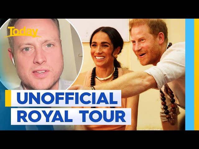 Prince Harry and Meghan Markle complete personal visit to Nigeria | Today Show Australia
