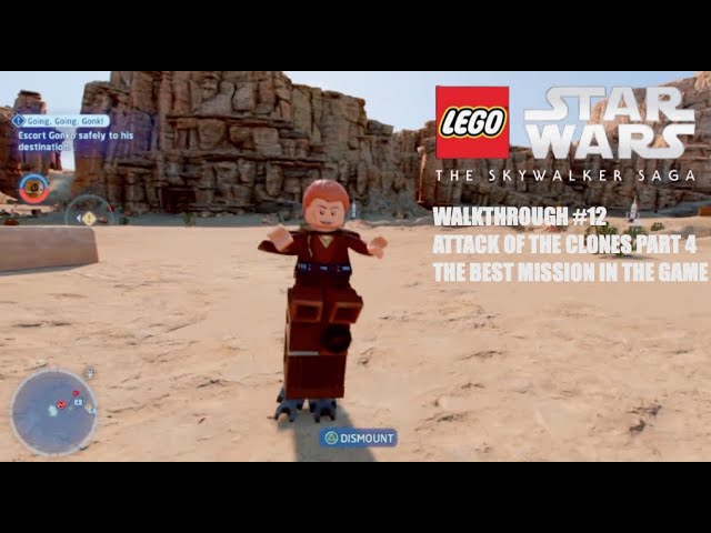 LEGO Star Wars The Skywalker Saga Walkthrough #12 Attack Of The Clones Part 4 The Jundland Wastes