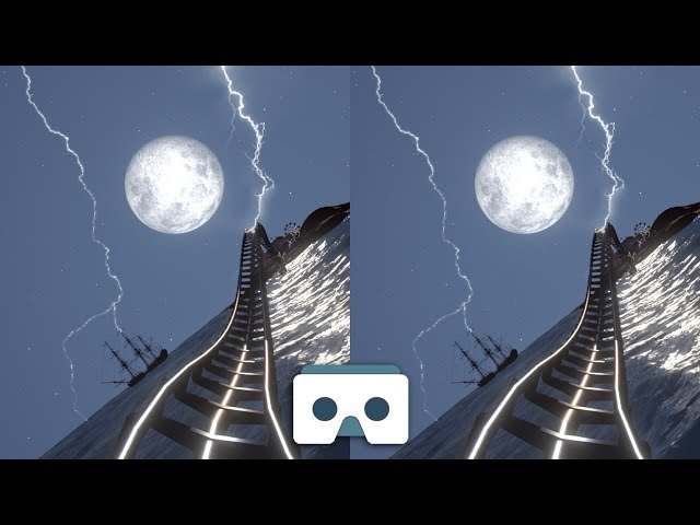 Scary VR Roller Coaster: Virtual Reality 3D Video for Samsung Gear VR Box Oculus Rift & Cardboard