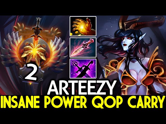 ARTEEZY [Queen of Pain] Insane Power QOP Carry with Midas Build Dota 2