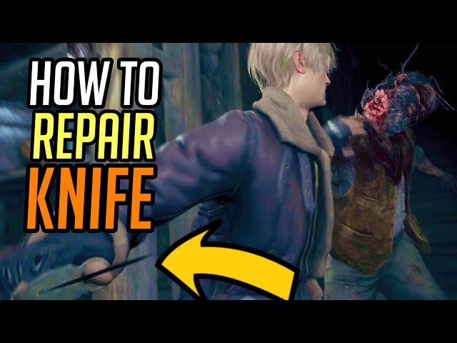 Resident Evil 4 Remake How to Repair Knife