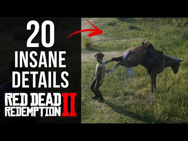 20 INSANE Details in Red Dead Redemption 2 (Part 1)
