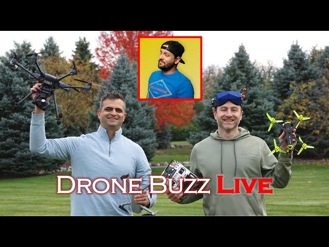 Drone Buzz Live w/ Originaldobo | Giveaway | DJI FPV is on the way