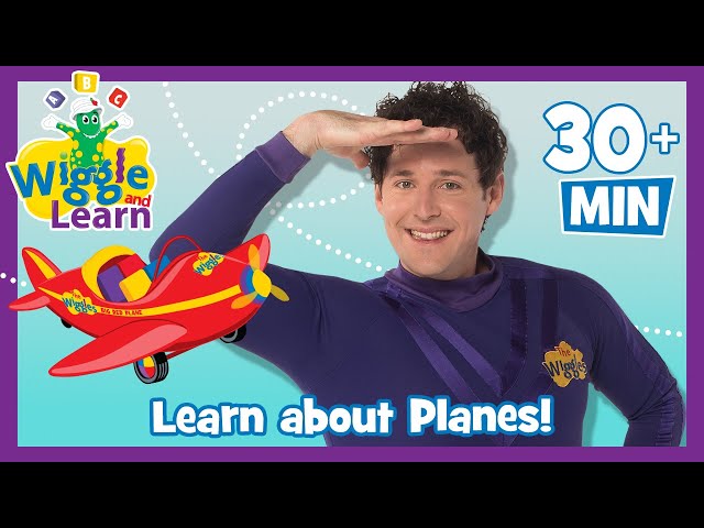 Wiggle and Learn 📚 Rhyming & Planes! ✈️ Educational Video for Toddlers 🛩️ The Wiggles