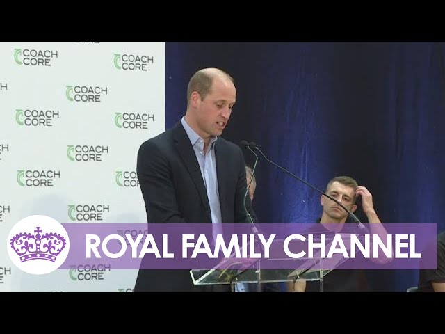Prince William Praises the Way Sport Provides Hope